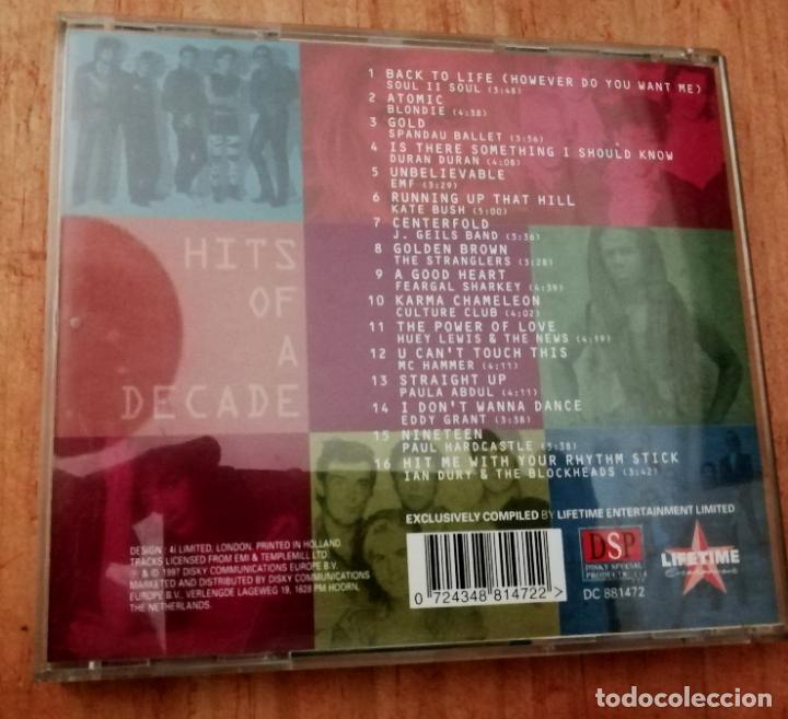 CDs de m&uacute;sica: Hits of a decade - Foto 2