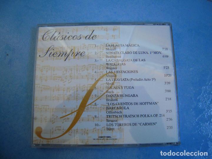 CDs de m&uacute;sica: CD Cl&aacute;sicos de Siempre - Foto 2