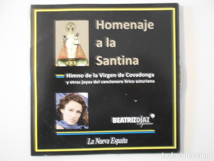 CDs de M&uacute;sica: HOMENAJE A LA SANTINA. HIMNO DE LA VIRGEN DE COVADONGA Y OTRAS JOYAS DEL CANCIONERO LIRICO ASTURIANO