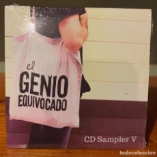 CDs de Música: ”EL GENIO EQUIVOCADO” CD SAMPLER V, 2017 : LAS RUINAS, ALGORA, PERAPERTU, BURRITO PANZA, BIRKINS,ETC. Lote 224719372