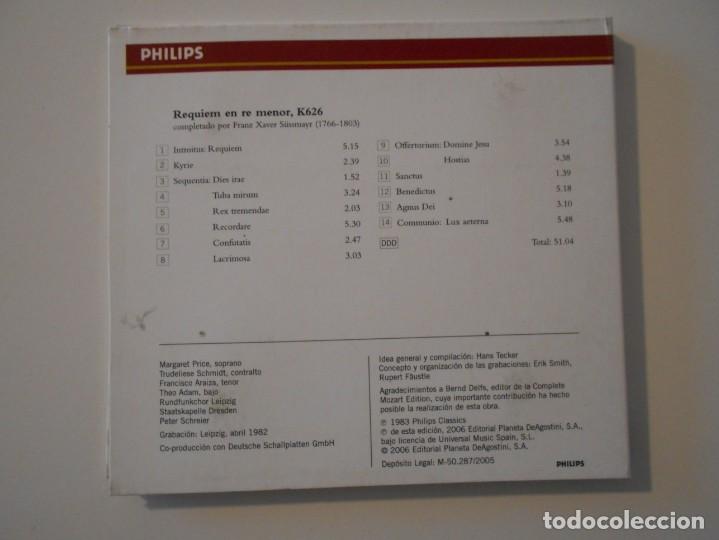 CDs de m&uacute;sica: MOZART. REQUIEM K626. COMPACTO PHIPLIPS. - Foto 2