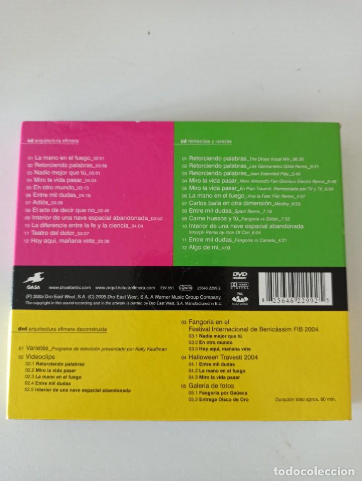 CDs de m&uacute;sica: Fangoria CD arquitectura efimera deconstruida - Foto 2