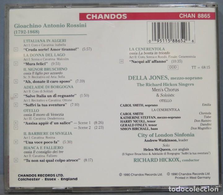 CDs de m&uacute;sica: CD. ROSSINI ARIAS. DELLA JONES - Foto 2