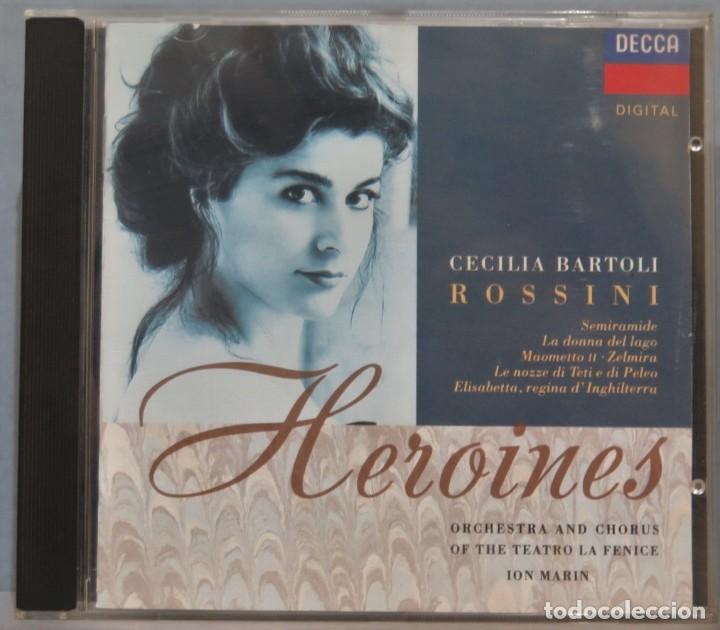 CDs de m&uacute;sica: CD. CECILIA BARTOLI. ROSSINI. HEROINES - Foto 1
