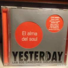 CDs de Música: CD YESTERDAY: EL ALMA DEL SOUL ( THE JACKSONS, JAMES BROWN, STEVIE WONDER, THE SUPREMES, FOUR TOPS