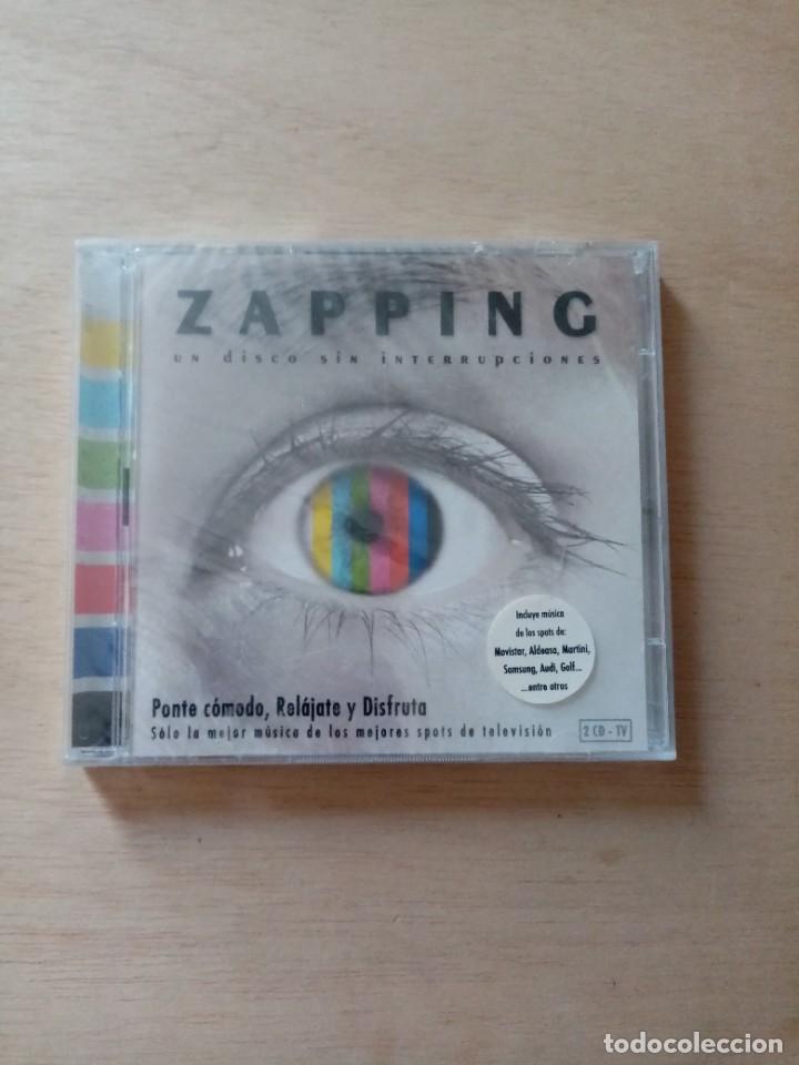 CDs de m&uacute;sica: ZAPPING. UN DISCO SIN INTERRUPCIONES. 2 CD. NUEVO PRECINTADO. MB1CD - Foto 1
