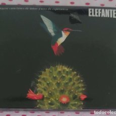 CDs de Música: ELEFANTES (NUEVE CANCIONES DE AMOR Y UNA DE ESPERANZA) CD 2016 - BUNBURY, SIDONIE, LOVE OF LESBIAN. Lote 224911035