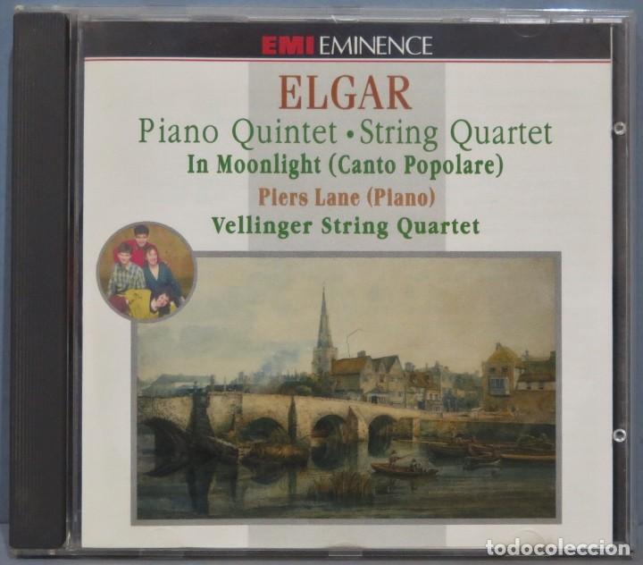CDs de m&uacute;sica: CD. ELGAR. PIANO QUINTET. STRING QUARTET - Foto 1