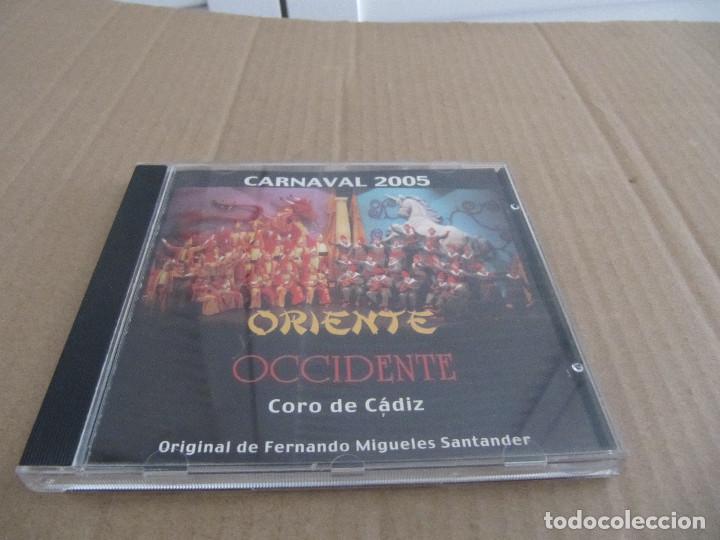 CDs de M&uacute;sica: CD CARNAVAL 2005-ORIENTE OCCIDENTE-CORO DE CADIZ-ORIGINAL DE FERNANDO MIGUELES SANTANDER