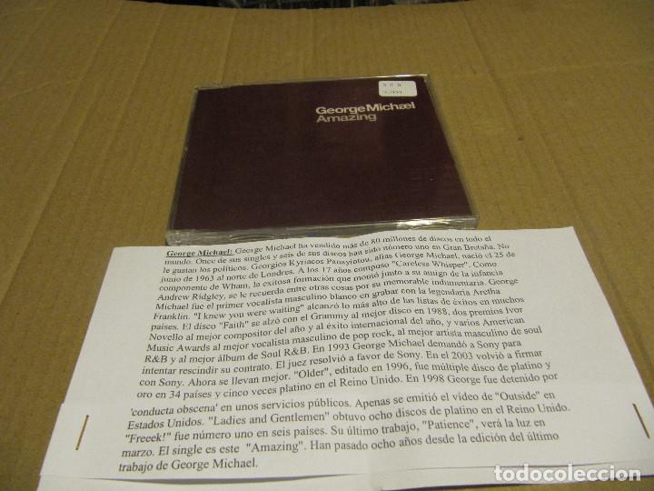CDs de m&uacute;sica: GEORGE MICHAEL / Amazing (CD Single CADENA 100) - Foto 1