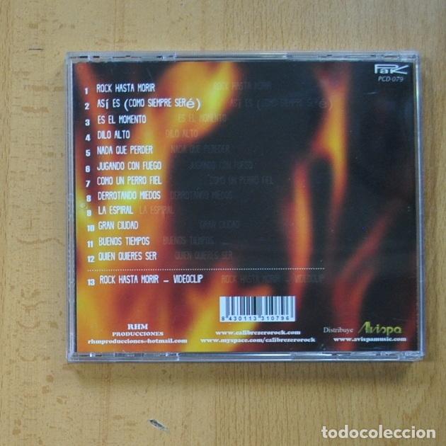 CDs de m&uacute;sica: CALIBRE ZERO - JUGANDO CON FUEGO - CD - Foto 2