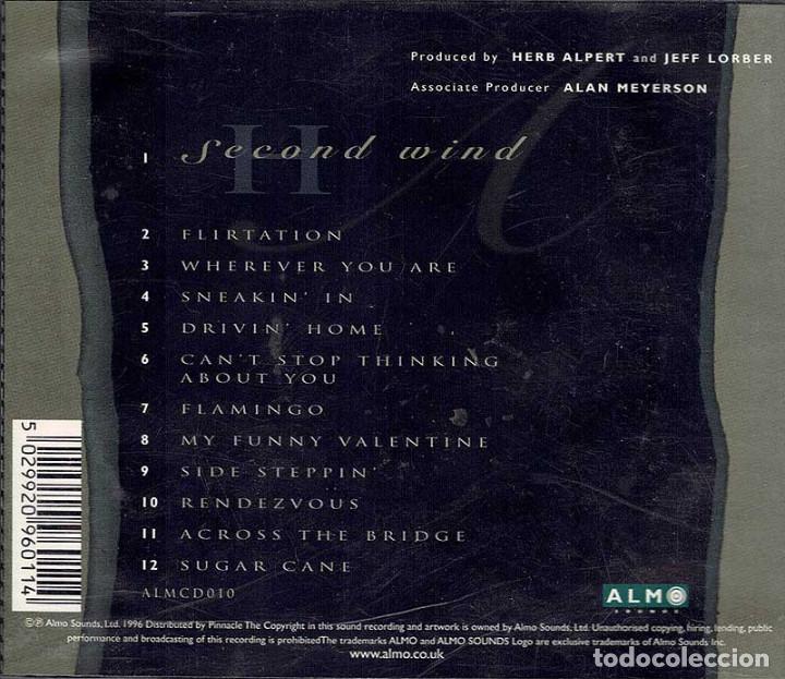 CDs de m&uacute;sica: Herb Alpert - Second Wind. CD - Foto 2