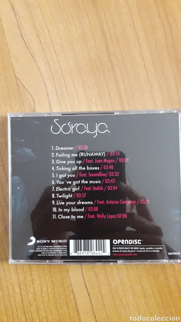 CDs de m&uacute;sica: SORAYA. DREAMER - Foto 2