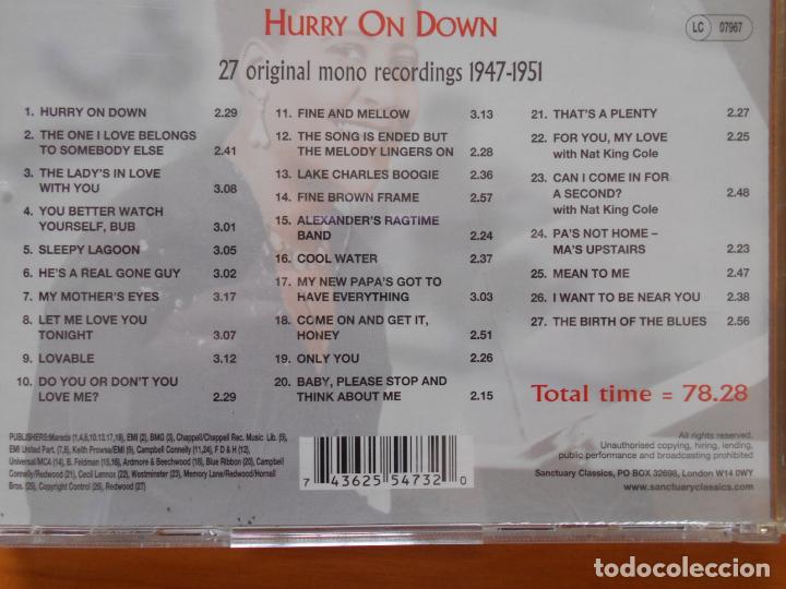 CDs de m&uacute;sica: CD NELLIE LUTCHER - HURRY ON DOWN (E4) - Foto 2