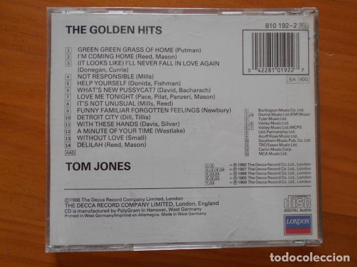 CDs de m&uacute;sica: CD TOM JONES - THE GOLDEN HITS (E4) - Foto 2