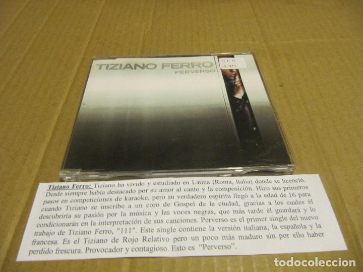 CDs de m&uacute;sica: TIZIANO FERRO - PERVERSO cd cadena 100 - Foto 1