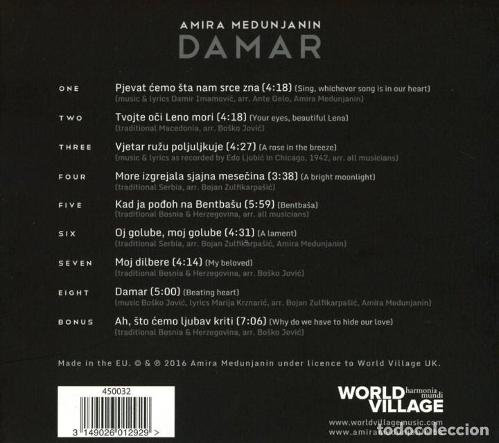 CDs de m&uacute;sica: AMIRA MEDUNJANIN - DAMAR - Foto 2