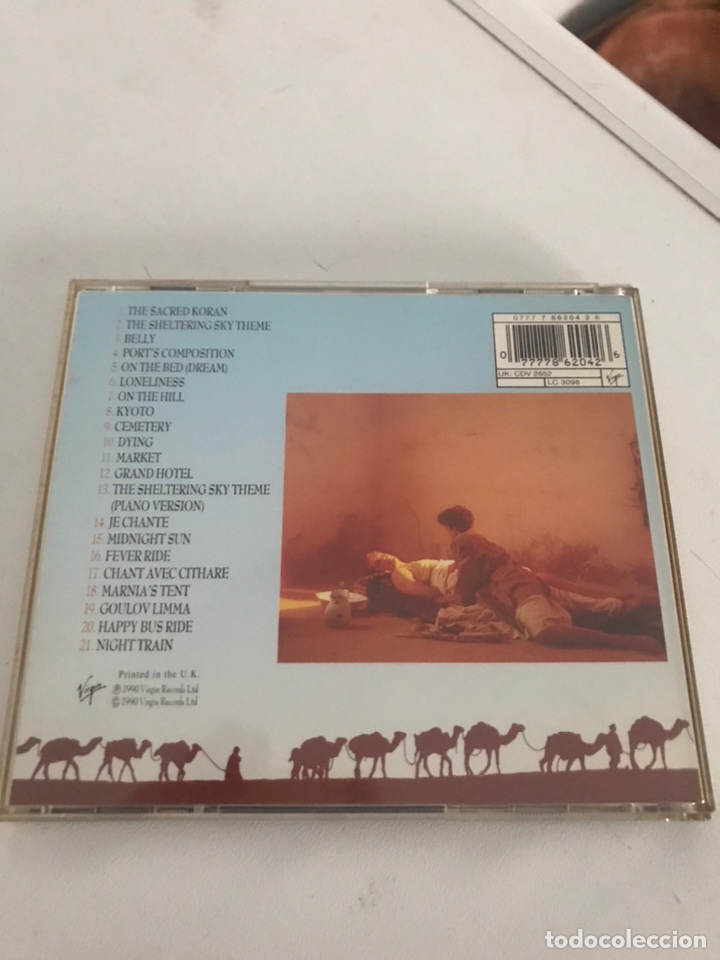CDs de m&uacute;sica: B.S.O The Sheltering Sky Cd - Foto 2