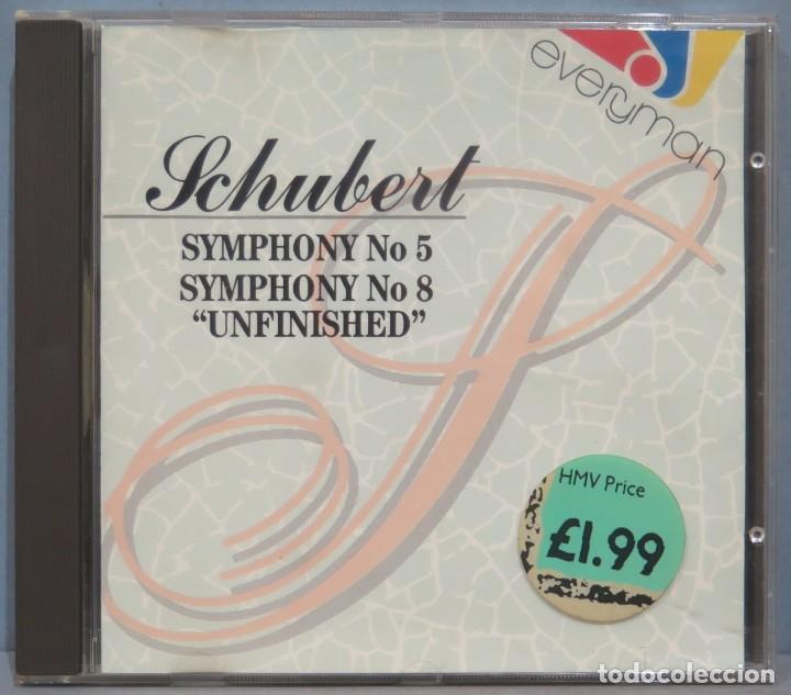CDs de m&uacute;sica: CD. SCHUBERT. SYMPHONY N&ordm; 5 Y 8. EVERYMAN - Foto 1