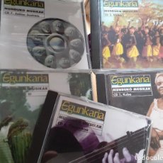 CDs de Música: MUNDUKO MUSIKAK EGUNKARIA 5 CDS KUBA AFRIKA I AFRIKA II FLAMENCO RAÍCES CELTAS. Lote 225301375