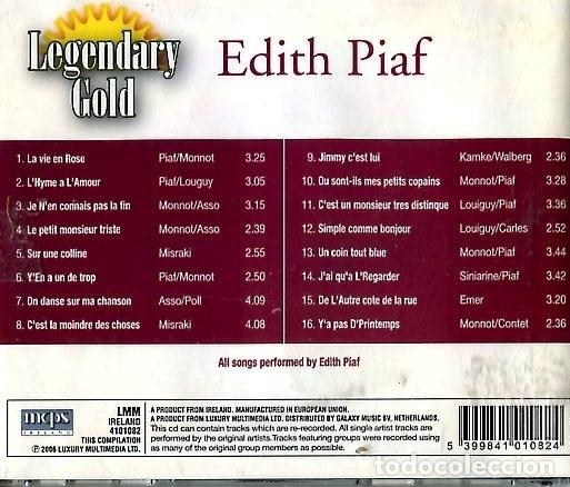 CDs de m&uacute;sica: edith piaf. La Vie en Rose CD - Foto 2