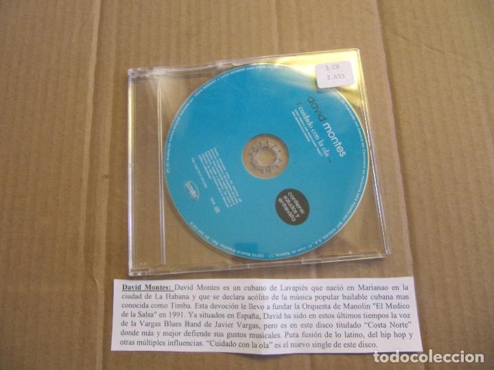 CDs de m&uacute;sica: DAVID MONTES / Cuidado con la ola (CD Single 2002 CADENA 100) - Foto 1