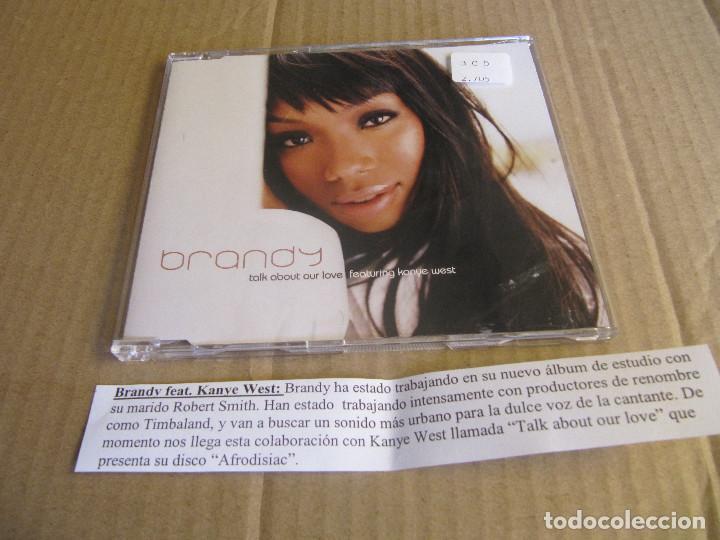 CDs de m&uacute;sica: BRANDY - TALK ABOUT OUR LOVE CD CADENA 100 - Foto 1