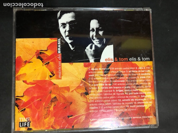 CDs de m&uacute;sica: Cd elis & tom elis & tom - Foto 2