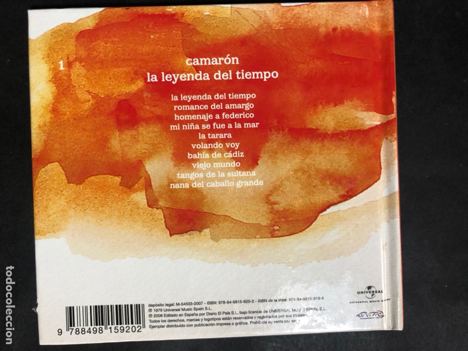 CDs de m&uacute;sica: Cd camar&oacute;n de la isla la leyenda del tiempo - Foto 5
