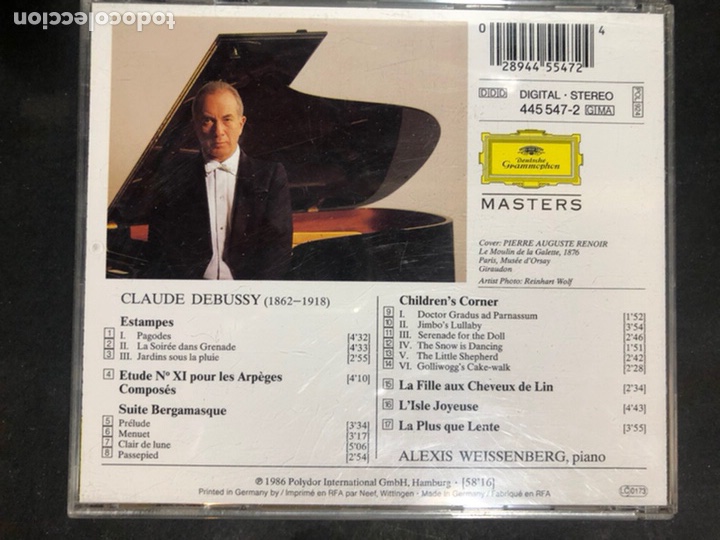 CDs de m&uacute;sica: Cd clair de lune debussy - Foto 2