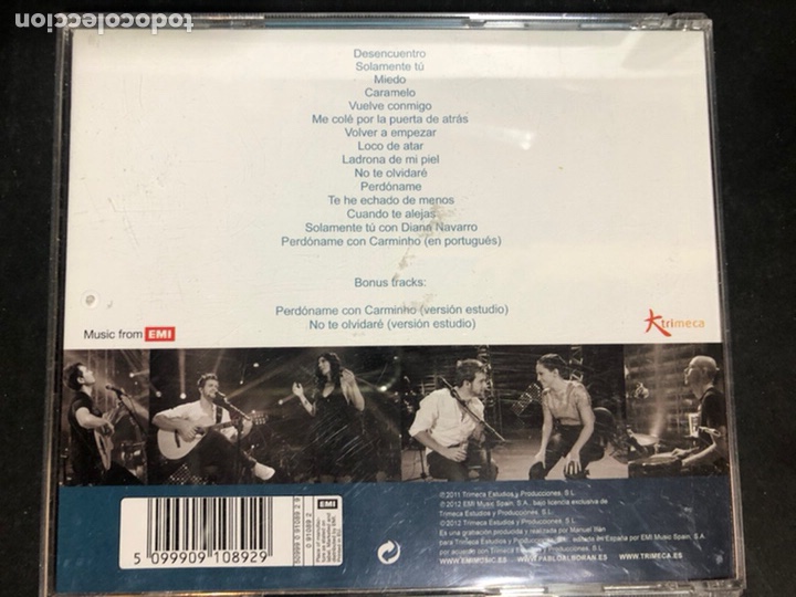 CDs de m&uacute;sica: Cd pablo Albor&aacute;n en ac&uacute;stico - Foto 2