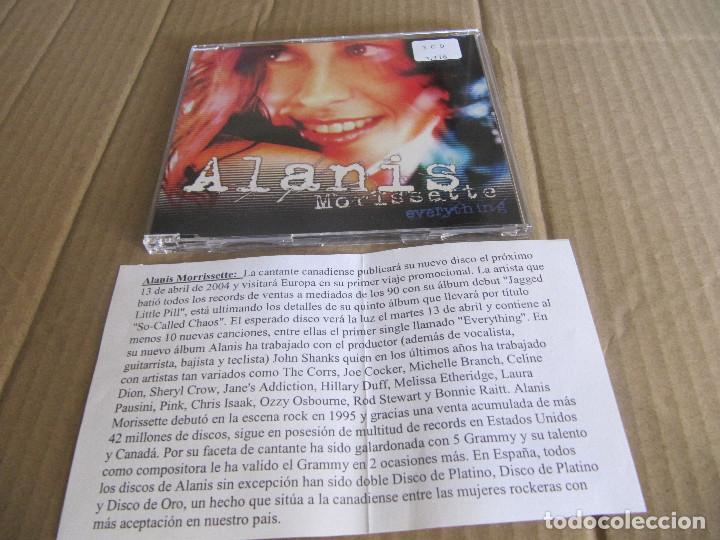 CDs de m&uacute;sica: ALANIS MORISSETTE EVERYTHING CD-SINGLE CADENA 100 - Foto 1