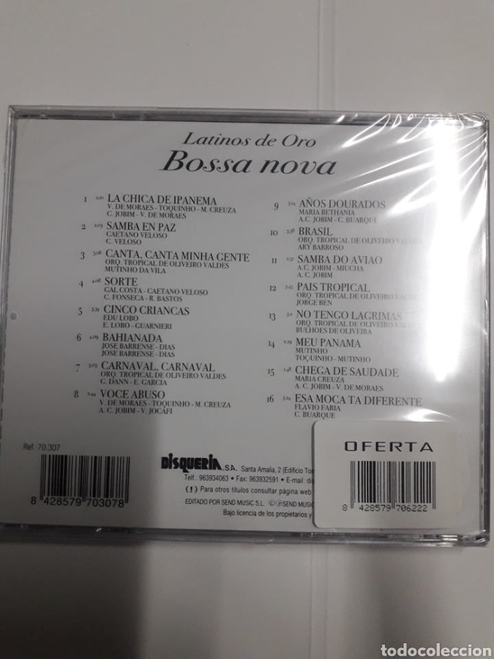CDs de m&uacute;sica: Bossa nova. Latinos de Oro. - Foto 2