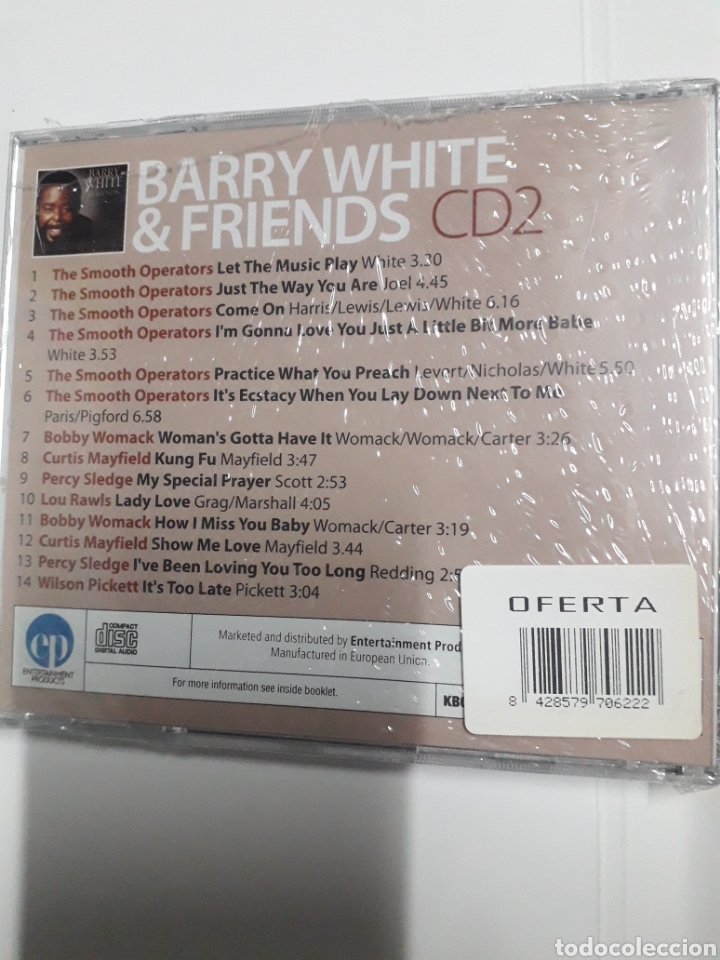 CDs de m&uacute;sica: BARRY White & Friends. - Foto 2