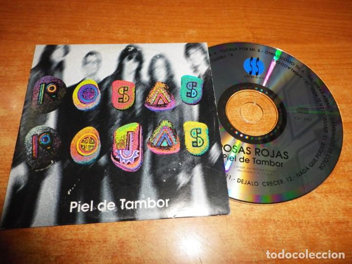 CD di Musica: ROSAS ROJAS Piel de tambor CD ALBUM PROMO CARTON 1994 CONTIENE 14 TEMAS