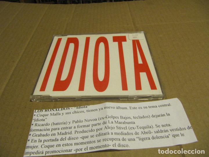 CDs de m&uacute;sica: LOS RONALDOS / IDIOTA (CD SINGLE CADENA 100 1994) - Foto 1