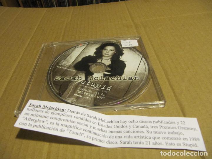 CDs de m&uacute;sica: SARAH McLACHAN STUPID CD CADENA 100 - Foto 1