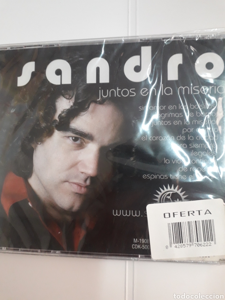 CDs de m&uacute;sica: Sandro. Juntos en la miseria. - Foto 2