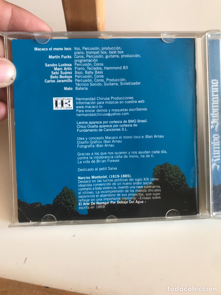 CDs de m&uacute;sica: Macaco - Rumbo Submarino - Foto 3