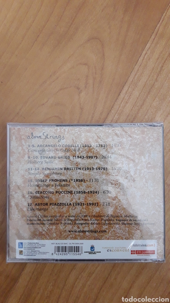 CDs de m&uacute;sica: ALMA STRINGS. A&Uacute;N RETRACTILADO - Foto 2