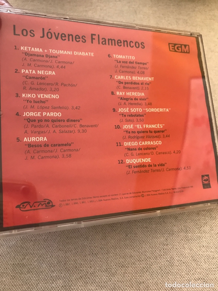 CDs de m&uacute;sica: Various - Los J&oacute;venes Flamencos - Foto 2