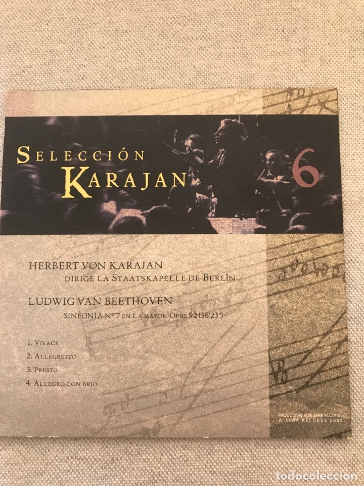 CDs de m&uacute;sica: Selecci&oacute;n Karajan 6 Beethoven - Foto 2