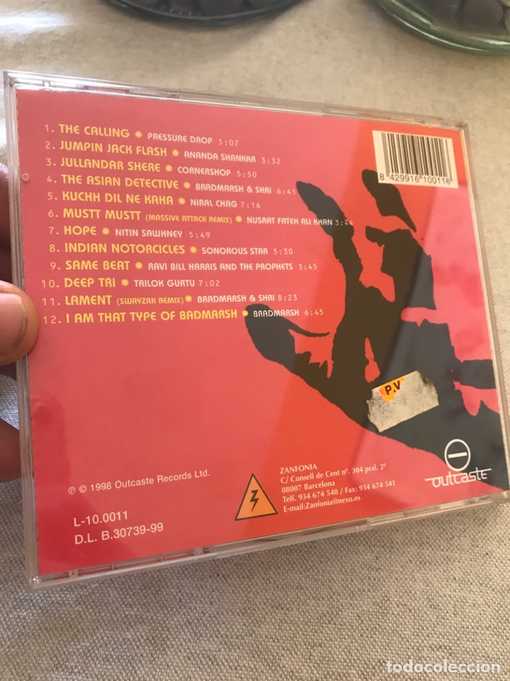 CDs de m&uacute;sica: Various - Outcaste Too Untouchable - Foto 2