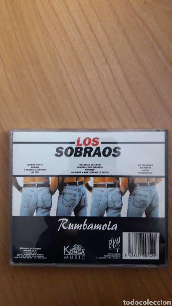CDs de m&uacute;sica: LOS SOBRAOS. RUMBAMOLA - Foto 2