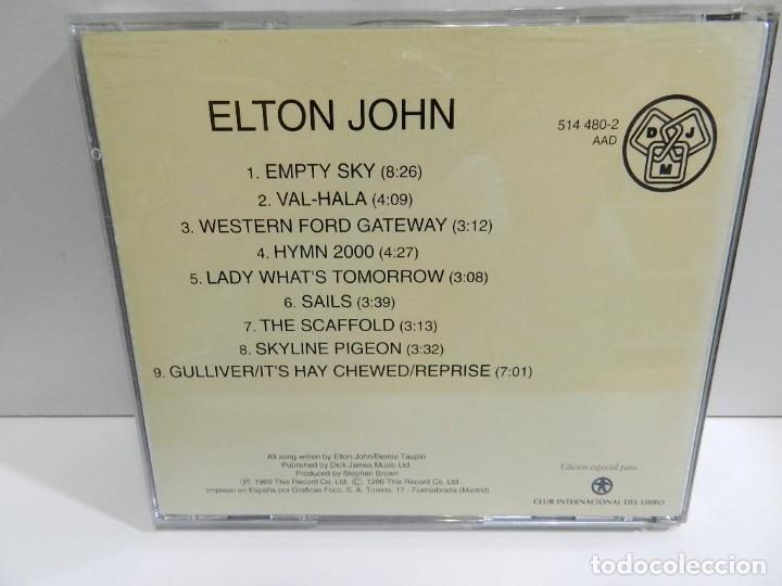 CDs de m&uacute;sica: DISCO CD. Elton John &lrm;&ndash; Empty Sky. COMPACT DISC. - Foto 2
