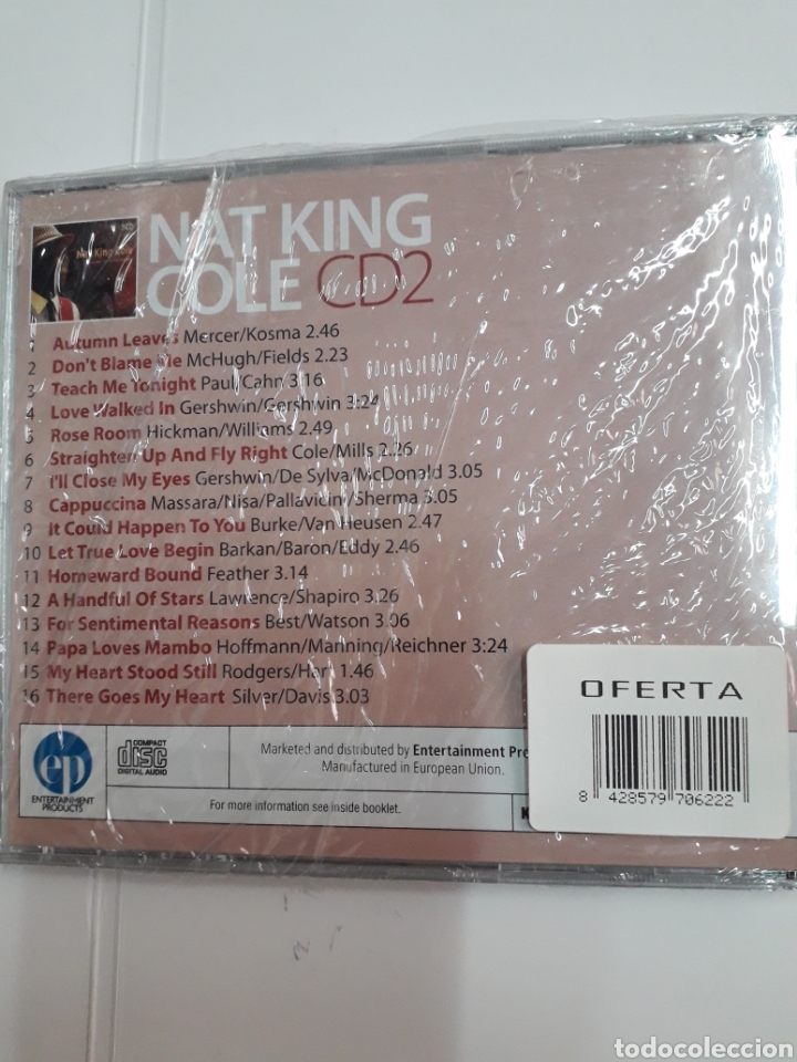 CDs de m&uacute;sica: Nat King Cole. Mona Lisa - Foto 2