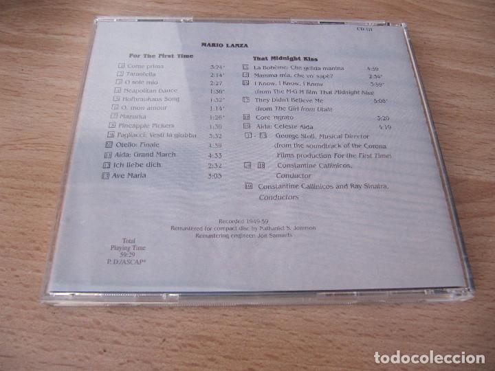 CDs de m&uacute;sica: MARIO LANZA ,FOR THE FIRST TIME - Foto 2
