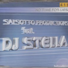 CDs de Música: SALSOTTO PRODUCTIONS FEAT. DJ STELLA CD MAXI NO TIME FOR LIES 2000 VALE MUSIC 5 TRACKS