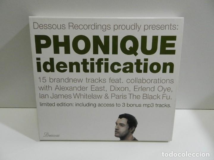 CDs de m&uacute;sica: DISCO CD. Phonique &lrm;&ndash; Identification. COMPACT DISC. - Foto 1