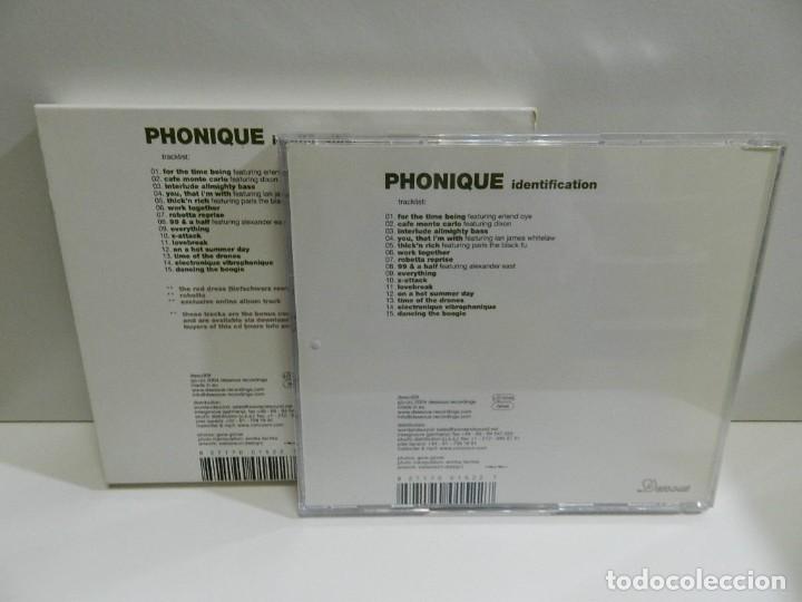 CDs de m&uacute;sica: DISCO CD. Phonique &lrm;&ndash; Identification. COMPACT DISC. - Foto 4